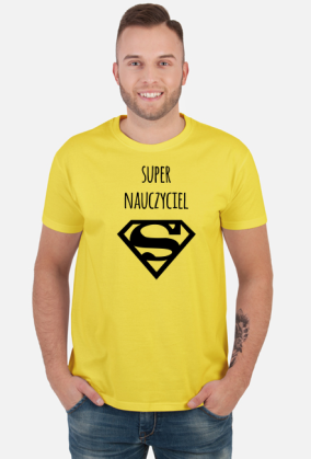 Super Nauczyciel - koszulka z nadrukiem