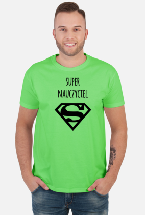 Super Nauczyciel - koszulka z nadrukiem