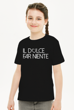 Tshirt il dolce far niente dziewczynka