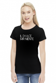 Tshirt il dolce far niente kobieta