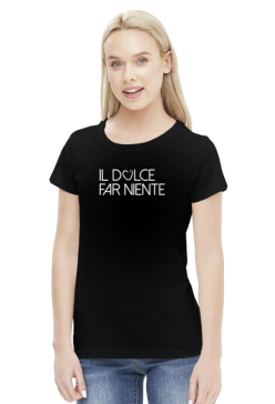 Tshirt il dolce far niente kobieta