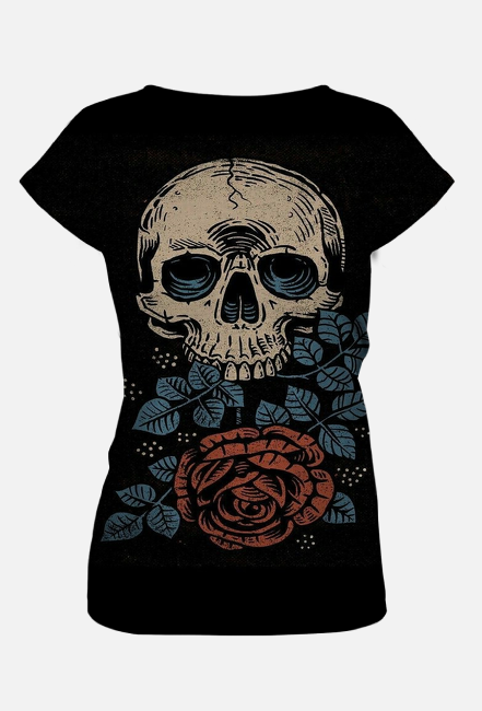 Koszulka skull and rose v2