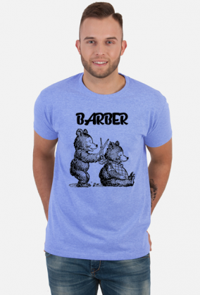 Barber – golibroda czy fryzjer. Barber shop. Fryzjer męski. Preznet