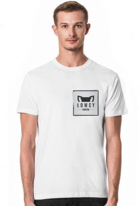 Koszulka Łowcy - Małe Logo Szare