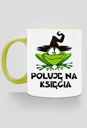 Kubek Poluję na Księcia z kolorowym uchem