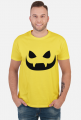 Upiorny uśmiech - wersja 2  - grafika - komiks - Halloween - męska koszulka