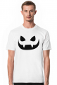 Upiorny uśmiech - wersja 2  - grafika - komiks - Halloween - męska koszulka