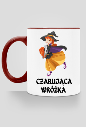 Kubek Czarująca Wróżka z kolorowym uchem