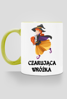 Kubek Czarująca Wróżka z kolorowym uchem