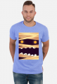 Sympatycznie straszna mumia w komiksowym stylu - Halloween - męska koszulka