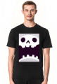 Sympatycznie straszna czaszka w komiksowym stylu - Halloween - męska koszulka