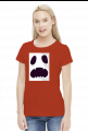 Sympatycznie straszny potwór w komiksowym stylu - Halloween - damska koszulka