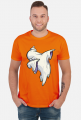 Duch wykonujący taniec dab - komiksowy styl - Halloween - męska koszulka