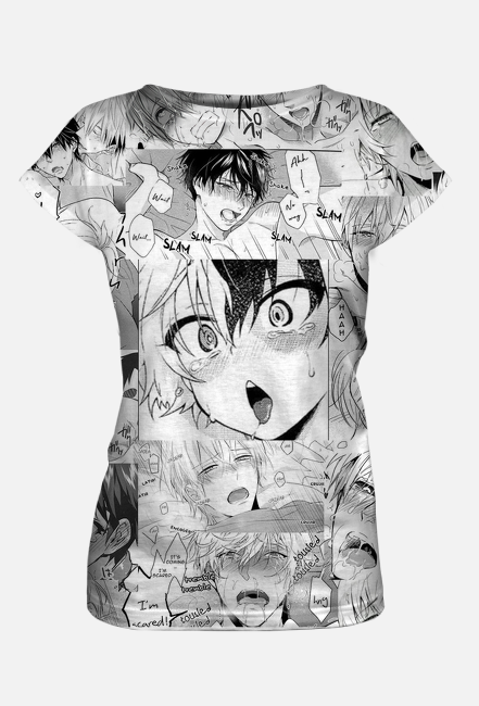 Tshirt damski Yaoi Ahegao