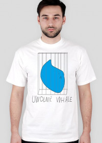 Super koszulka uwolnić whale.