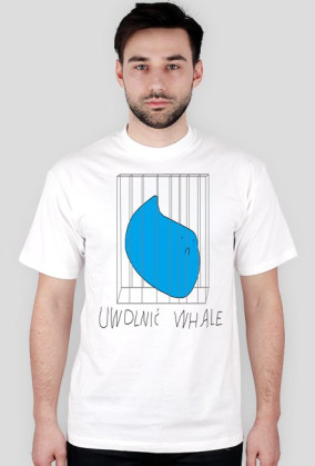 Super koszulka uwolnić whale.