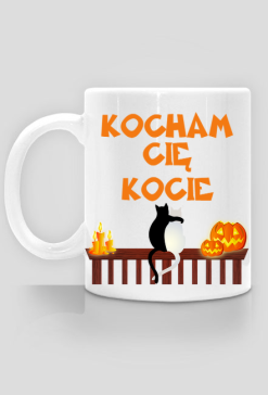 Kubek Kocham Cię Kocie