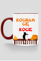 Kubek Kocham Cię Kocie z kolorowym uchem 2