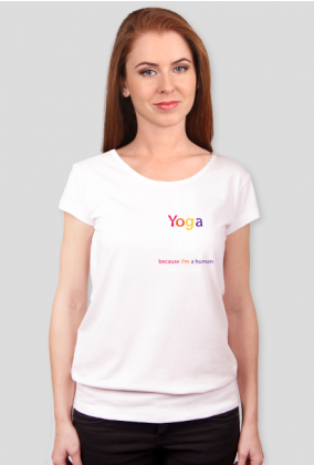 koszulka ciążowa na jogę