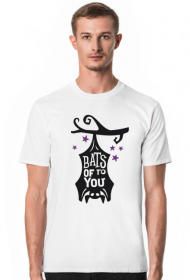 Bats Of To You - zabawny napis - nietoperz - Halloween - gwiazdy - gałąź - grafika - komiks - męska koszulka