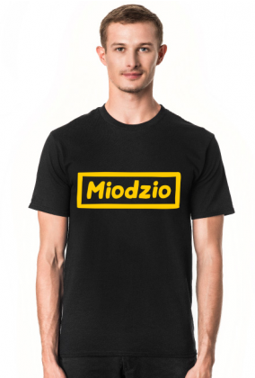 Prezent dla pszczelarza koszulka z napisem Miodzio