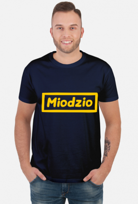 Prezent dla pszczelarza koszulka z napisem Miodzio
