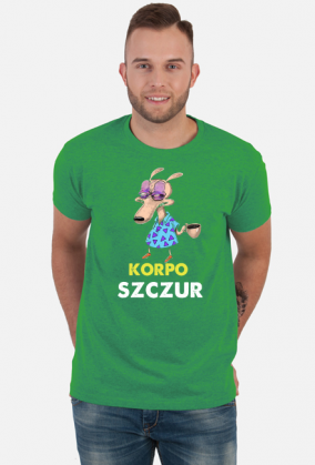 Korporacja. Korpo Szczur. Praca w biurze. Korpo człowiek Prezent dla człowieka pracującego w korporacji