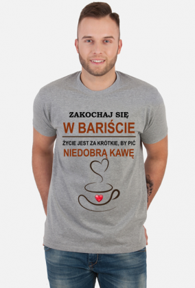 Kawa. Barista. Kawosz. Prezent dla Kawosza. Prezent dla Baristy. Koszulka kawa