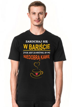 Kawa. Barista. Kawosz. Prezent dla Kawosza. Prezent dla Baristy. Koszulka kawa