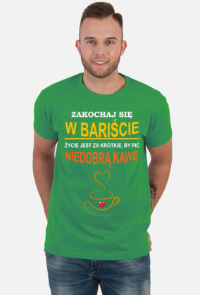 Kawa. Barista. Kawosz. Prezent dla Kawosza. Prezent dla Baristy. Koszulka kawa