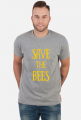 T-shirt z napisem dla pszczelarza Save the Bees