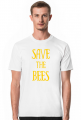 T-shirt z napisem dla pszczelarza Save the Bees