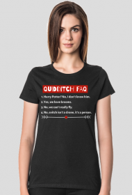 quidditch FAQ- koszulka damska
