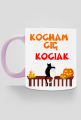 Kubek Kocham Cię Kociak z kolorowym uchem