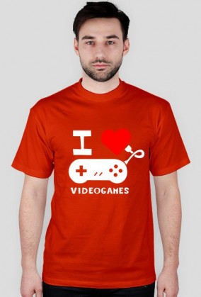 Koszulka I LOVE VIDEOGAMES