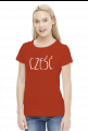 Blogerska koszulka z napisem Cześć