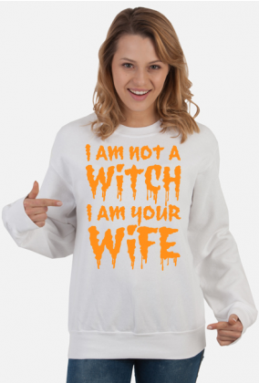 BLUZA HALLOWEEN I AM NOT A WITCH