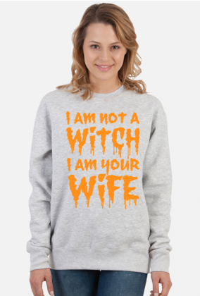 BLUZA HALLOWEEN I AM NOT A WITCH