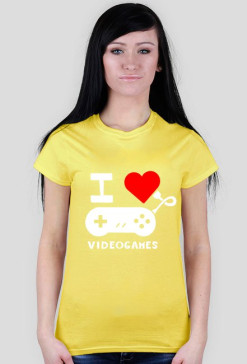 Koszulka I LOVE VIDEOGAMES