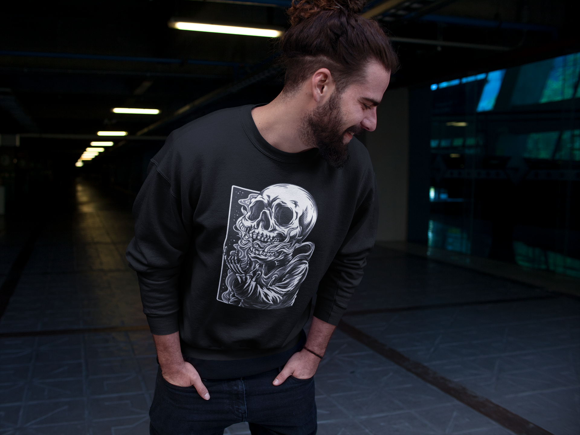 BLUZA HALLOWEEN SKULL