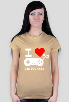 Koszulka I LOVE VIDEOGAMES