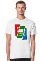 Koszulka Łowcy - Cięte Logo Kolorowe