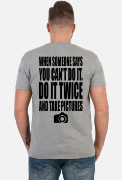 Do it twice (koszulka męska) cg
