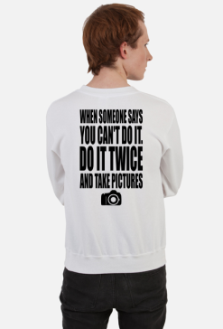 Do it twice (bluza męska klasyczna) cg