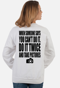Do it twice (bluza damska klasyczna) cg