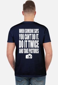 Do it twice (koszulka męska) jg