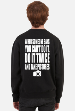 Do it twice (bluza męska klasyczna) jg