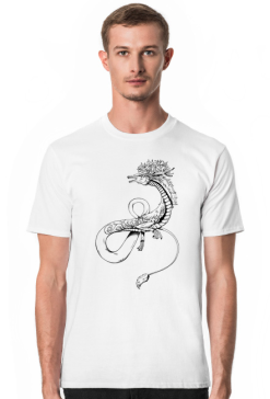 Chinese dragon smok chiński dla mężczyzn czarny