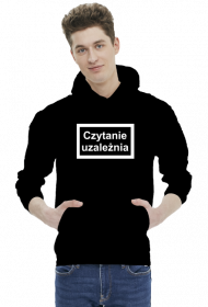 CZYTANIE UZALEŻNIA | BLUZA Z KAPTUREM UNISEX