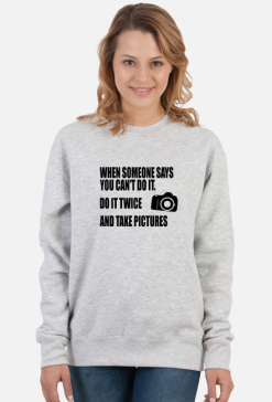 Do it twice V2 (bluza damska klasyczna) cg